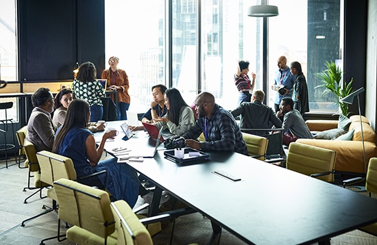 Business people having meeting in conference room